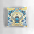 Luxurious royal honey pillow with intricate floral and bee design
