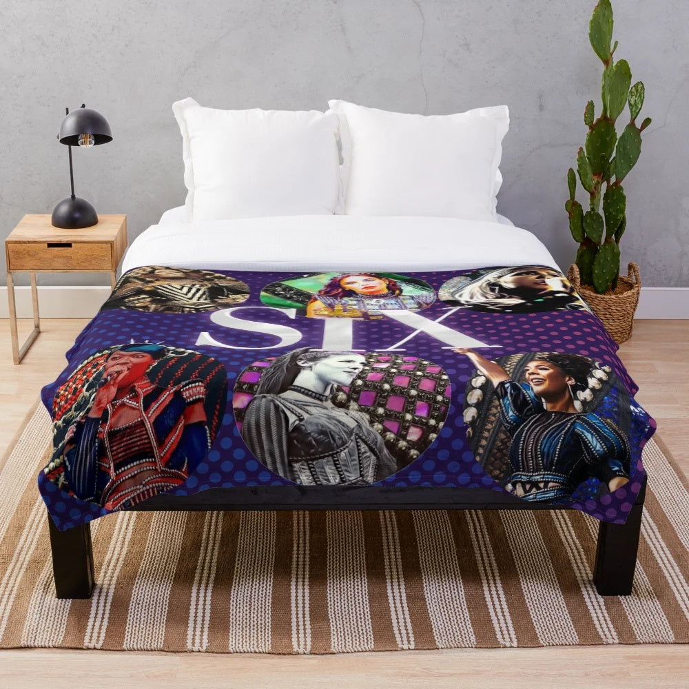 Six Queens Inspired Plush Blanket