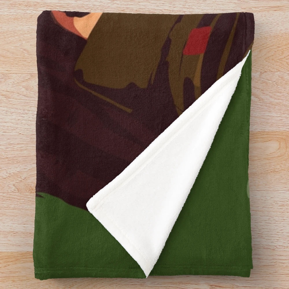 Damian Marley Plush Blanket with Reggae Inspired Design