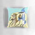 Regular Show Rigby and Mordecai best friends pillow