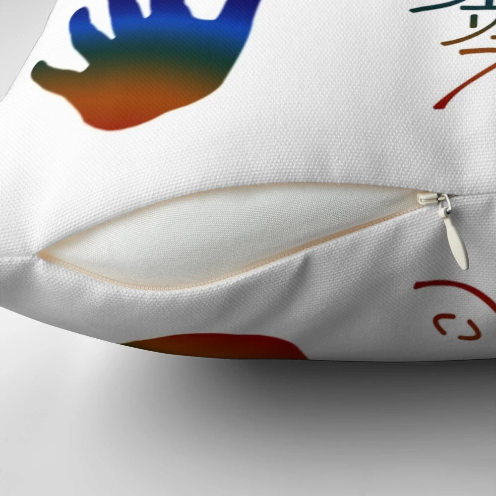 Reiki pillow with symbols for meditation, healing, and balancing chakras