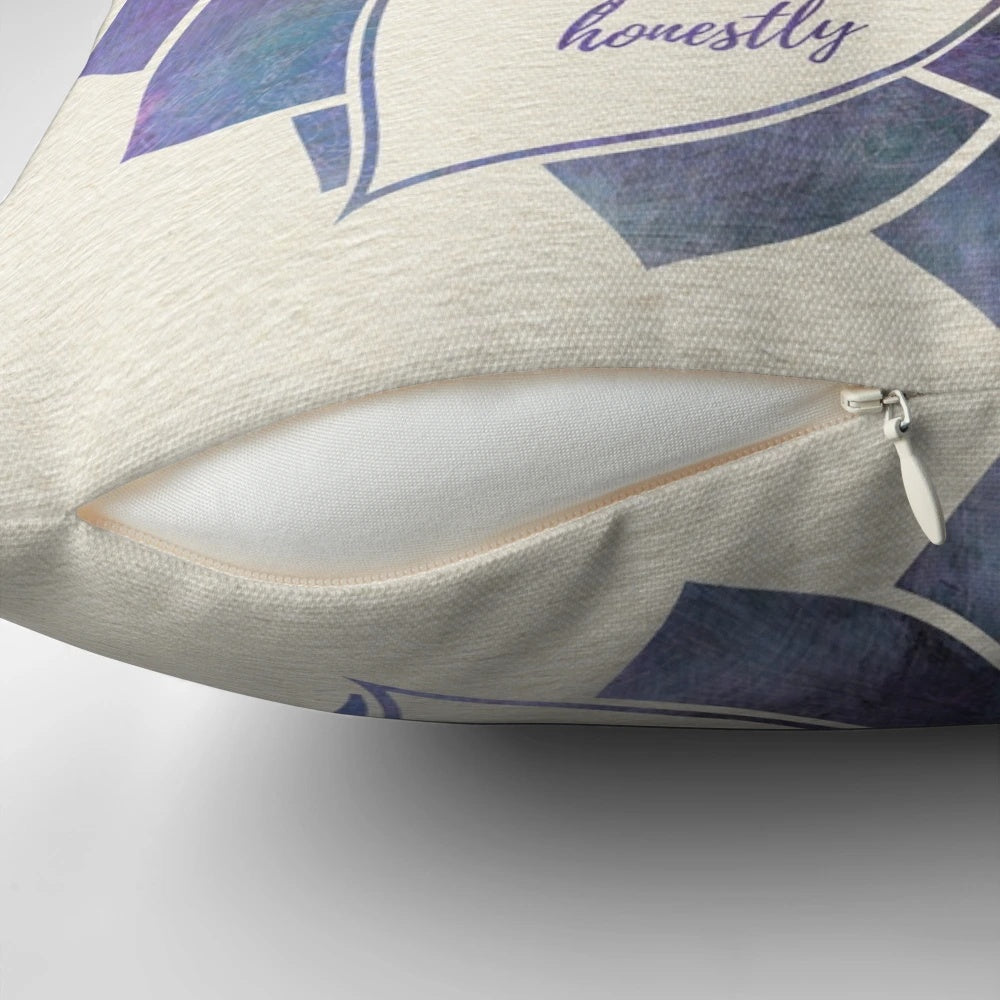Reiki Principles Pillow with Inspirational Reiki Precepts