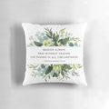 1 Thessalonians 5:16-18 Bible Verse Pillow with Rejoice Message