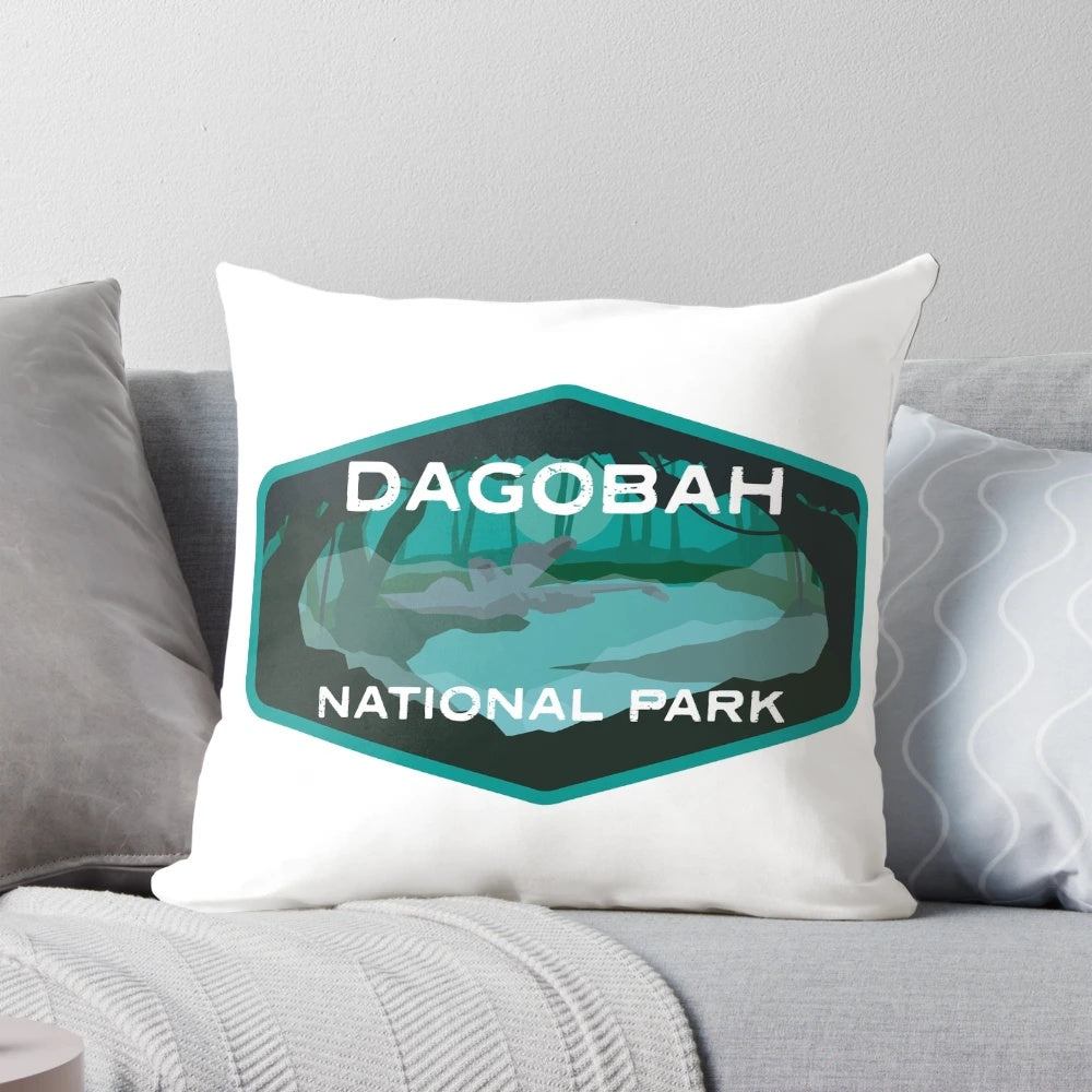 Dagobah Star Wars Pillow with iconic characters and symbols