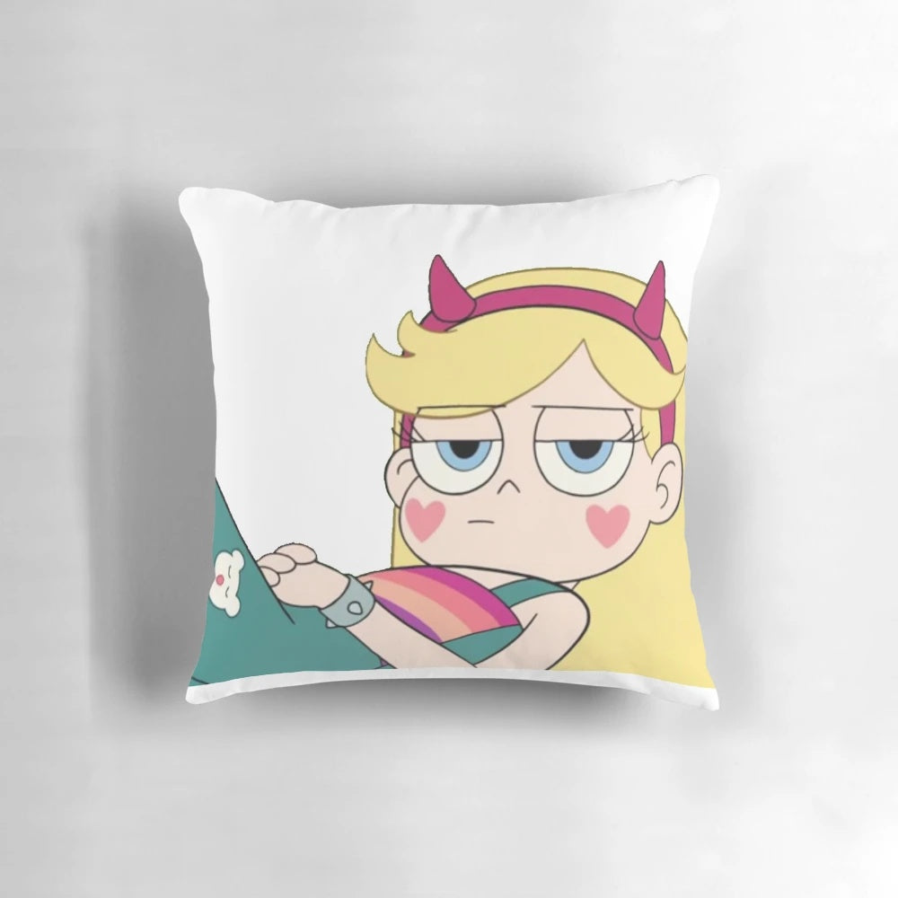 A plush, star-themed pillow for cozy lounging