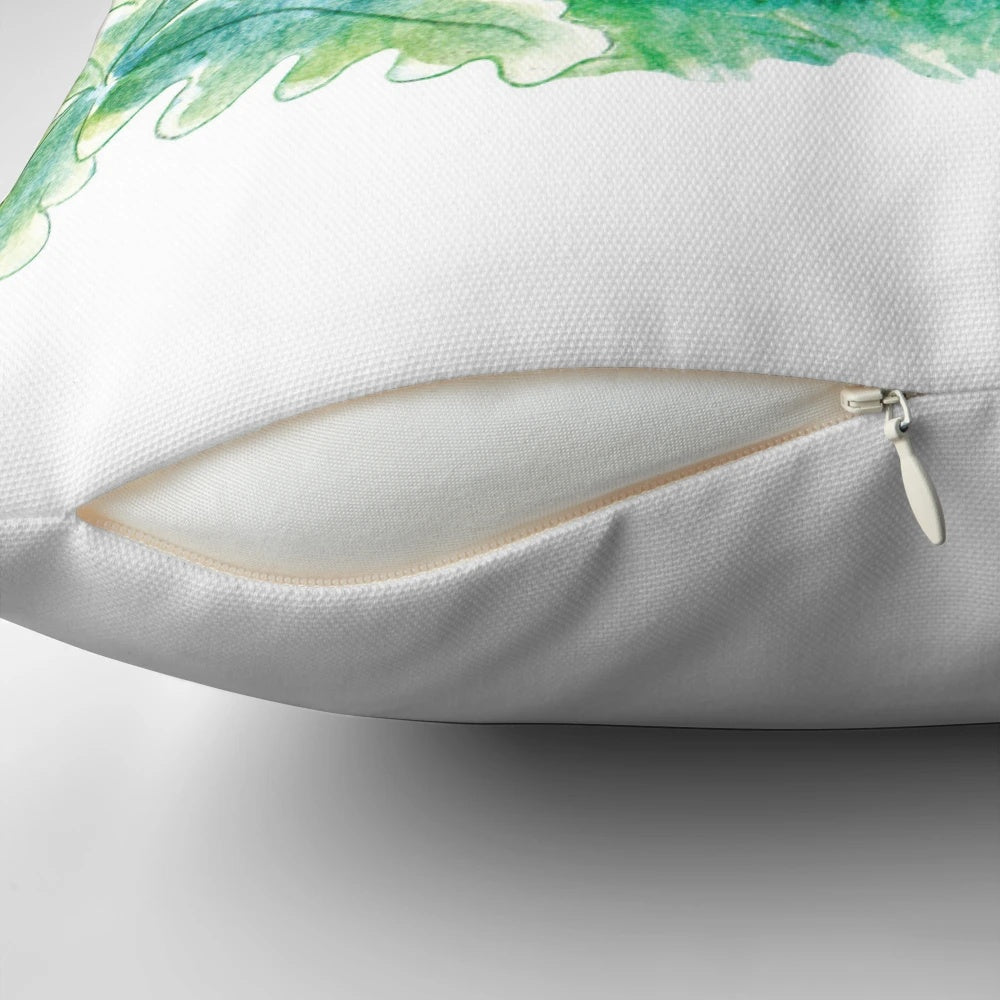 A colorful watercolor-style pillow featuring a Japanese character design, perfect for relaxation and gaming enthusiasts.