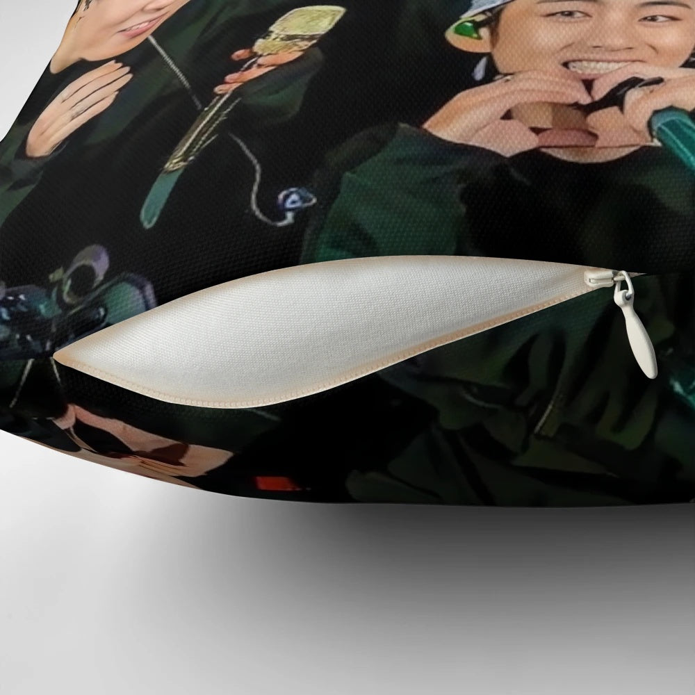 BTS OT7 Pillow featuring the seven members of the K-pop group Bangtan Sonyeondan