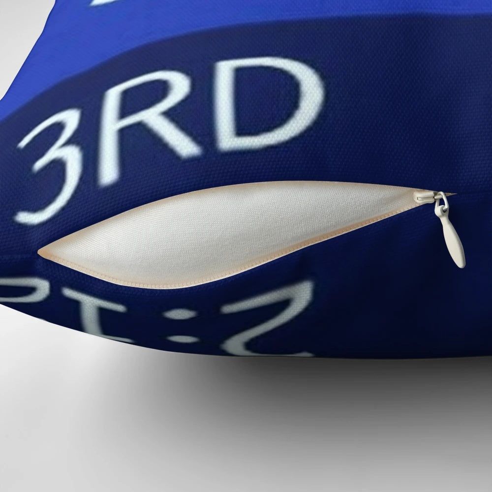 Pillow featuring the 28-3 Falcons Super Bowl lead against the Patriots