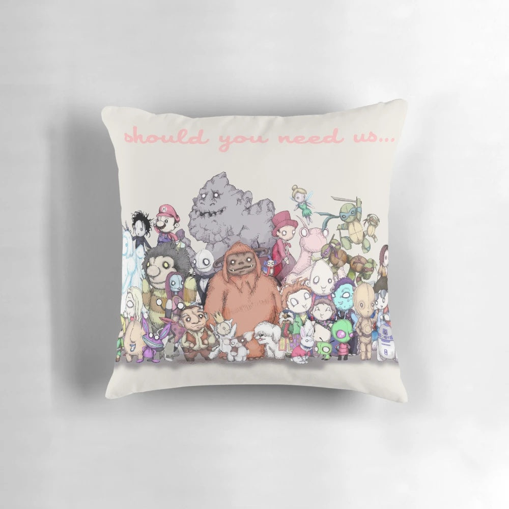 Super Extended Pillow featuring classic TV show characters and imagery from the 80s and 90s