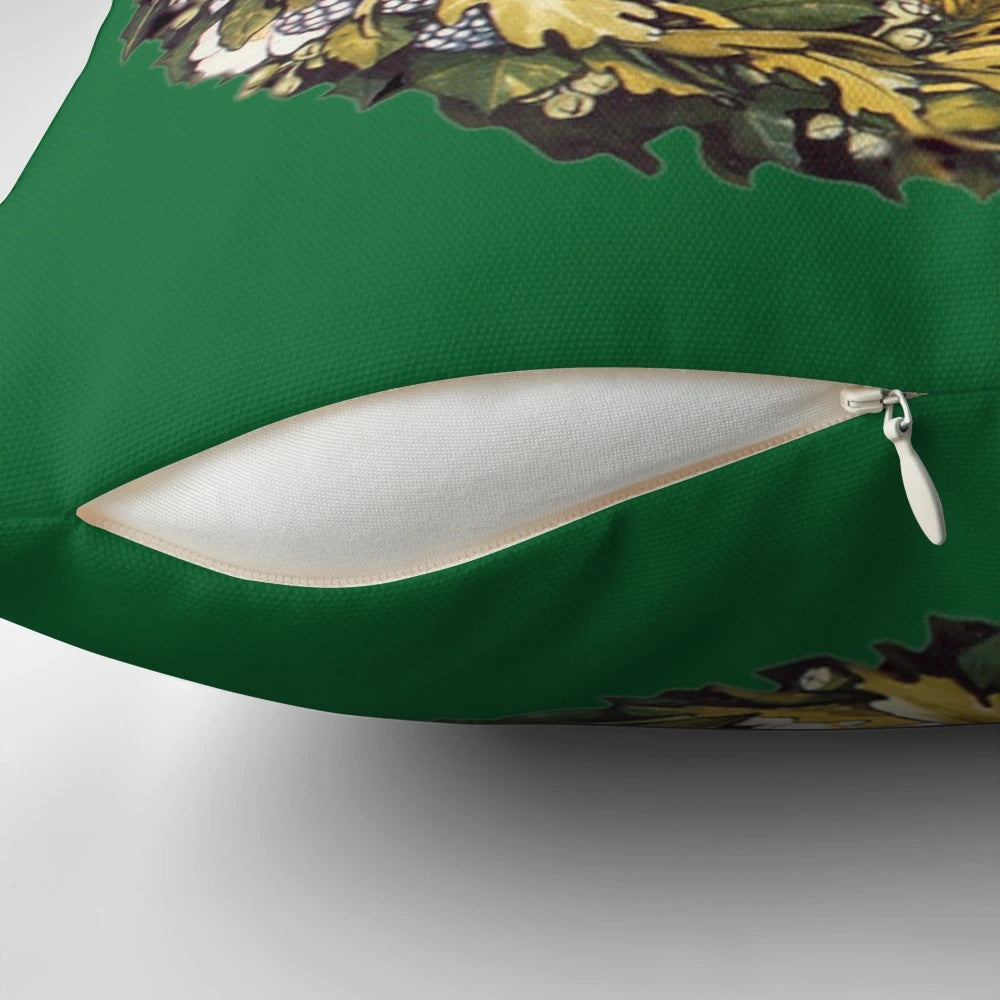 Cozy "Animals of Farthing Wood" inspired classic design pillow