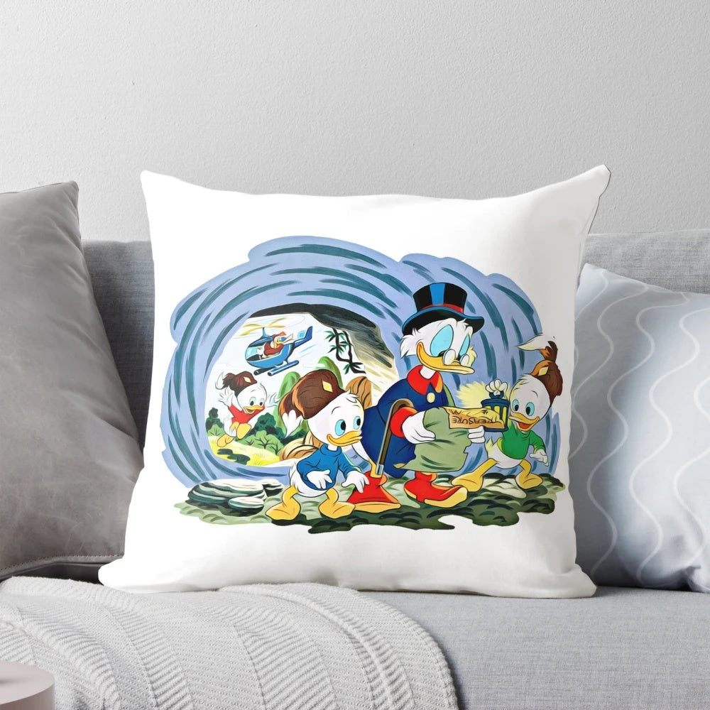 Soft, comfortable pillow featuring Ducktales, the classic Disney animated series