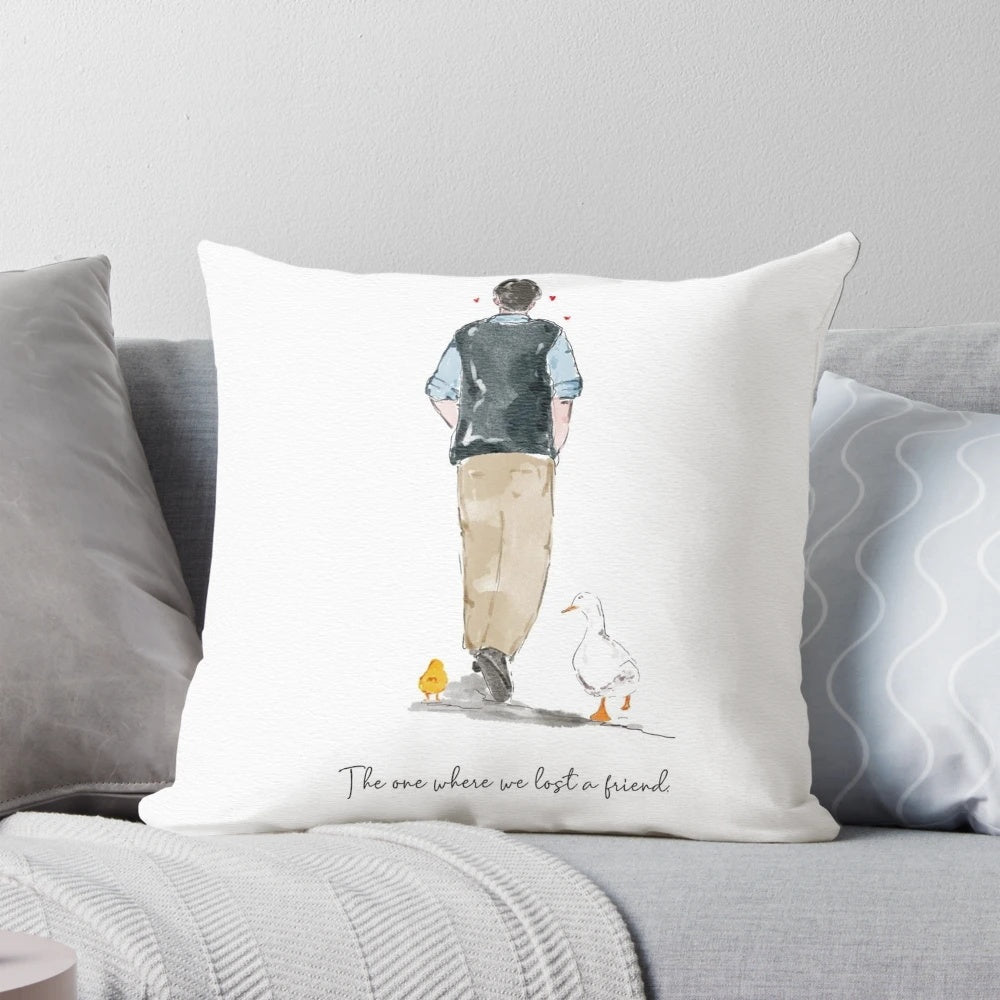 Matthew Perry Friends Pillow Honoring Chandler Bing's Legacy