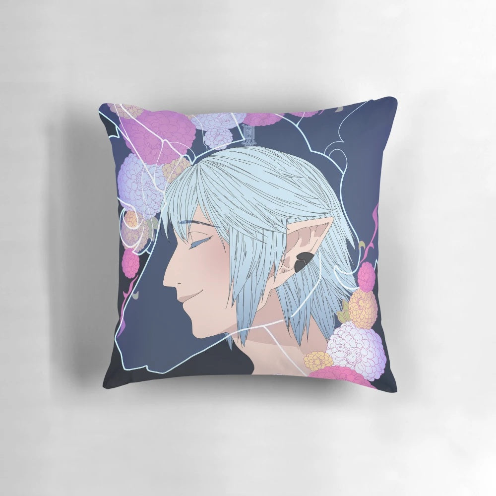 Soft, high-quality pillow featuring the character Haurchefant from the popular video game Final Fantasy XIV.