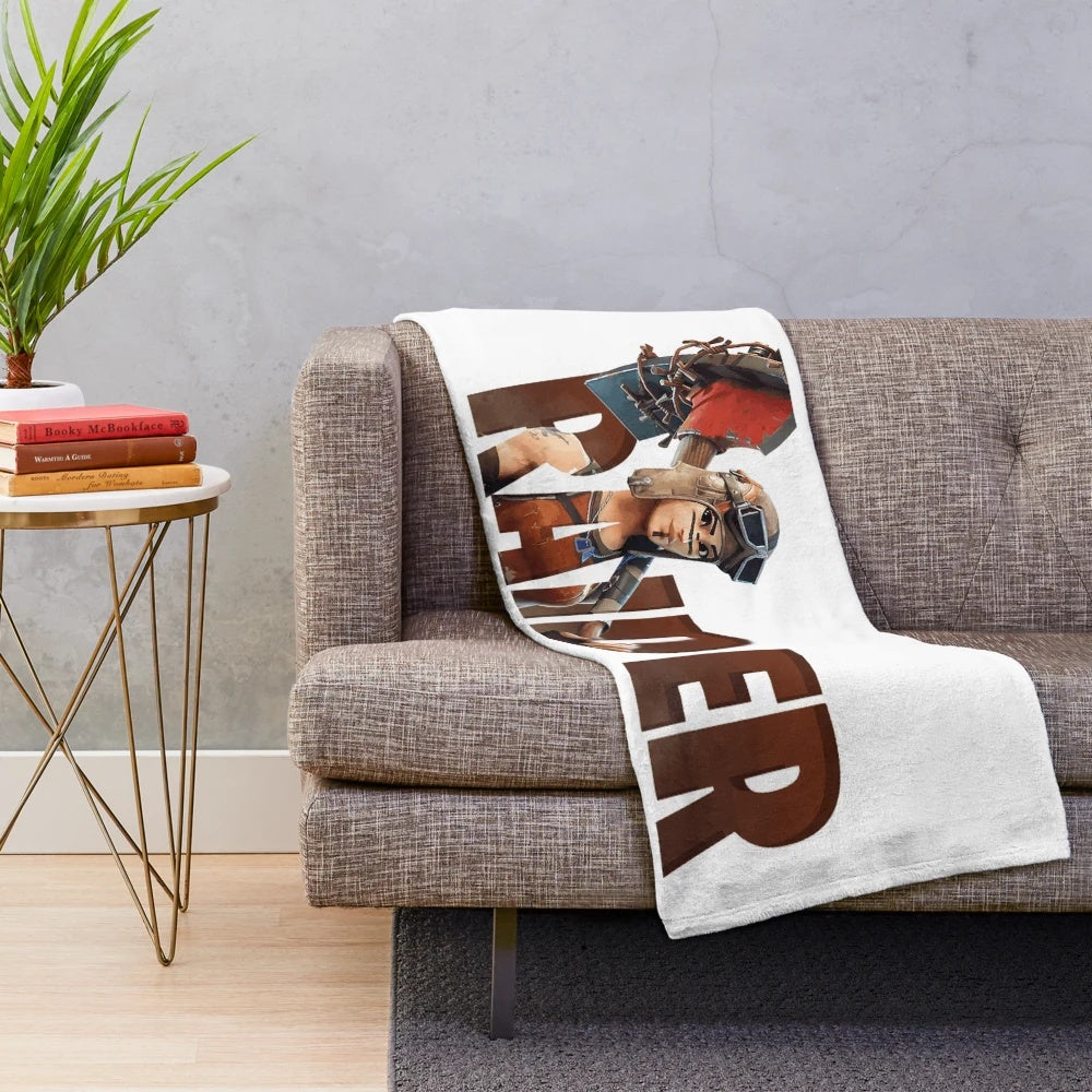 renegade raider logo art plush blanket