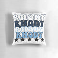 University of Rhode Island Pride Pillow in Light Blue and Dark Blue
