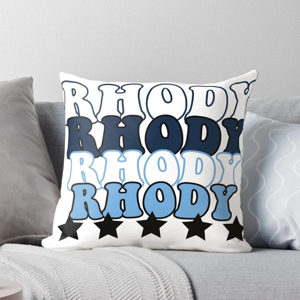 University of Rhode Island Pride Pillow in Light Blue and Dark Blue