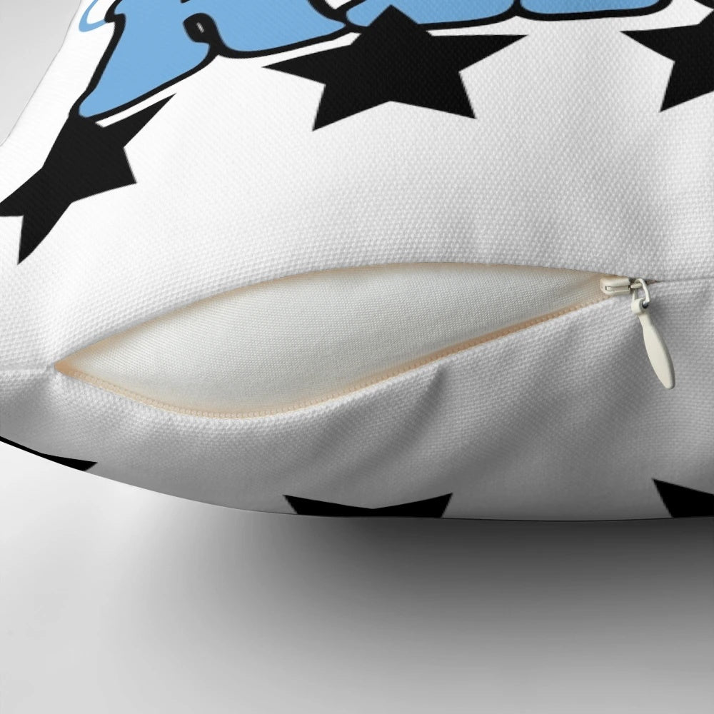 University of Rhode Island Pride Pillow in Light Blue and Dark Blue