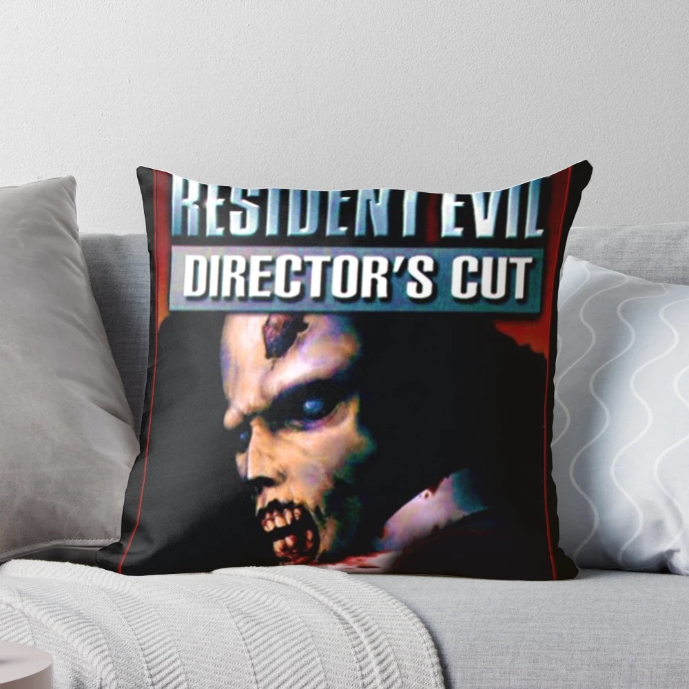 Resident Evil 1 Director's Cut Pillow with Remastered Low Neon Design
