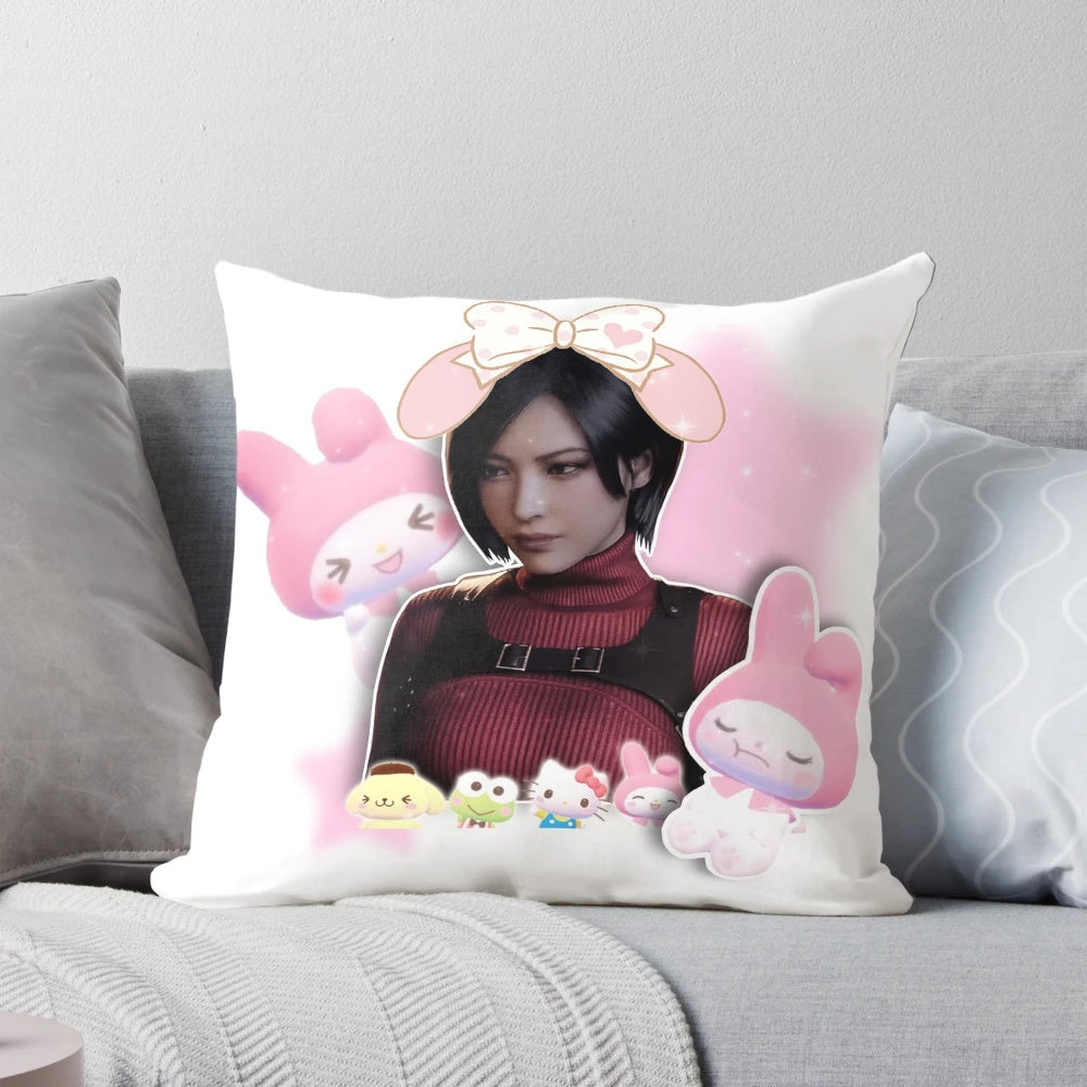 Resident Evil Ada Wong Decorative Throw Pillow - Officially Licensed Merchandise