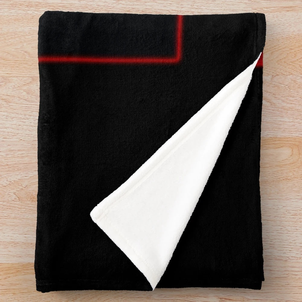 Resident Evil-inspired horror plush blanket featuring the Umbrella Corporation logo and zombie imagery