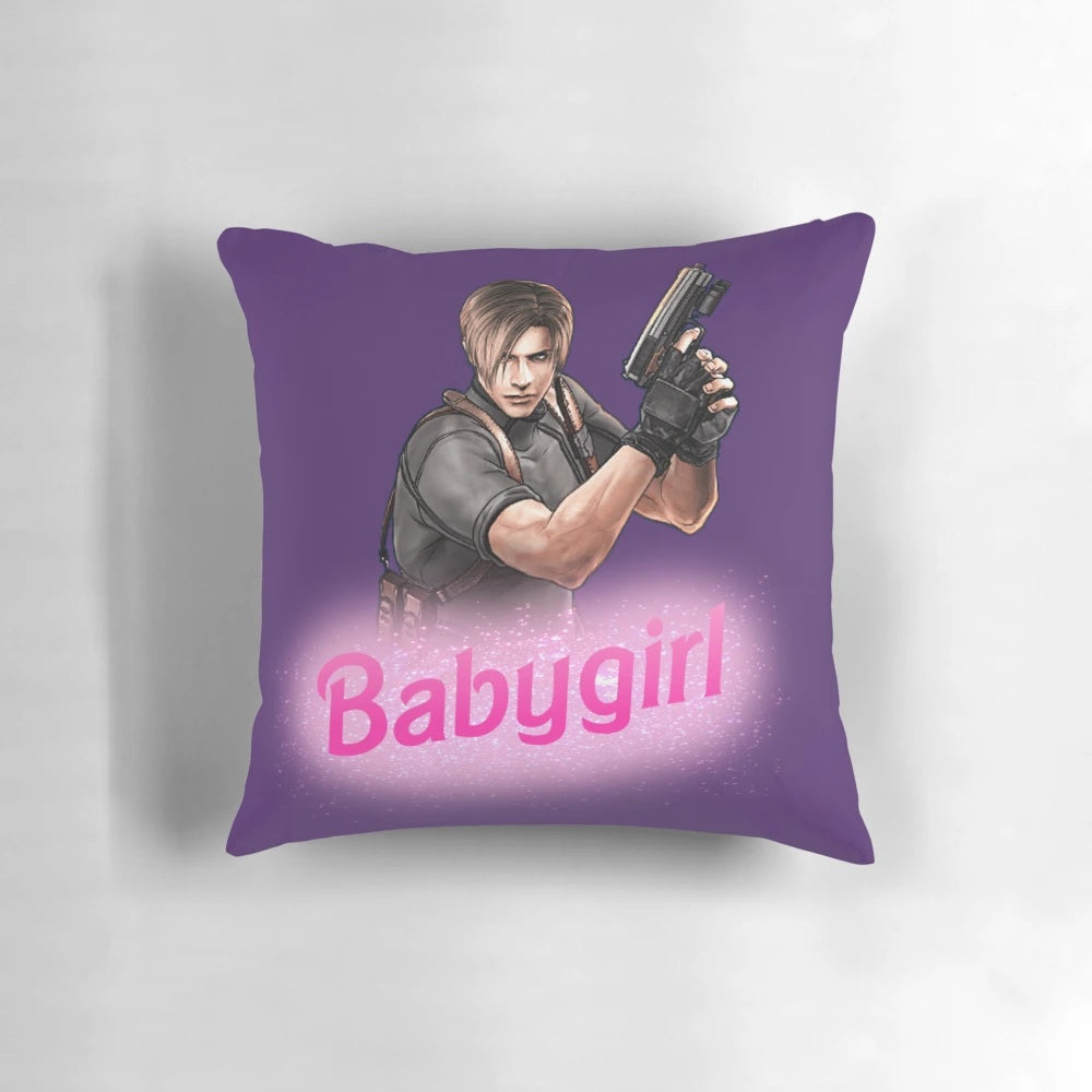 Resident Evil Leon Kennedy Inspired Pillow - Soft, Comfortable Home Decor for Fans