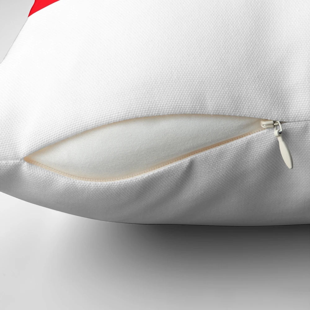 Respect Red Pillow - Promote Harmony and Compassion