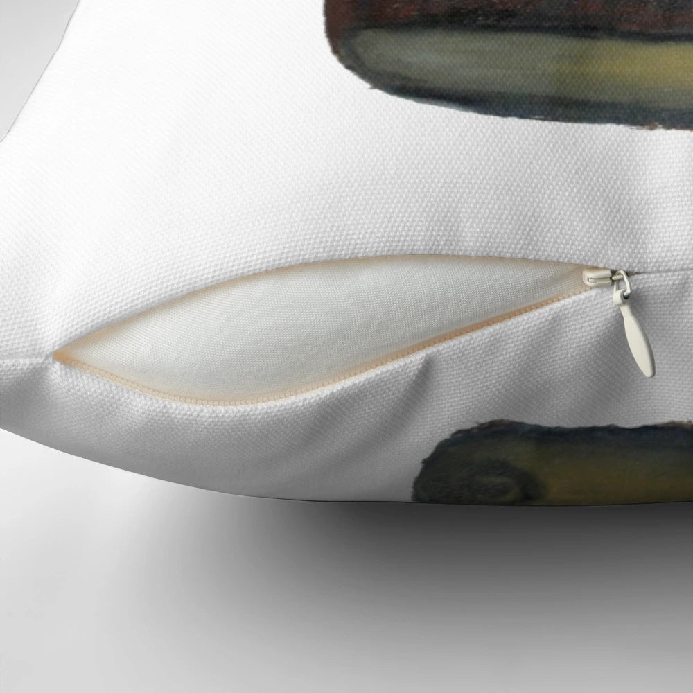Pillow featuring the restored "Ecce Homo" painting of Jesus