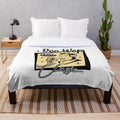 Plush blanket featuring 1950s rockabilly music and dance culture