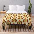Retro 1960s The Banana Splits Fleegle Plush Blanket