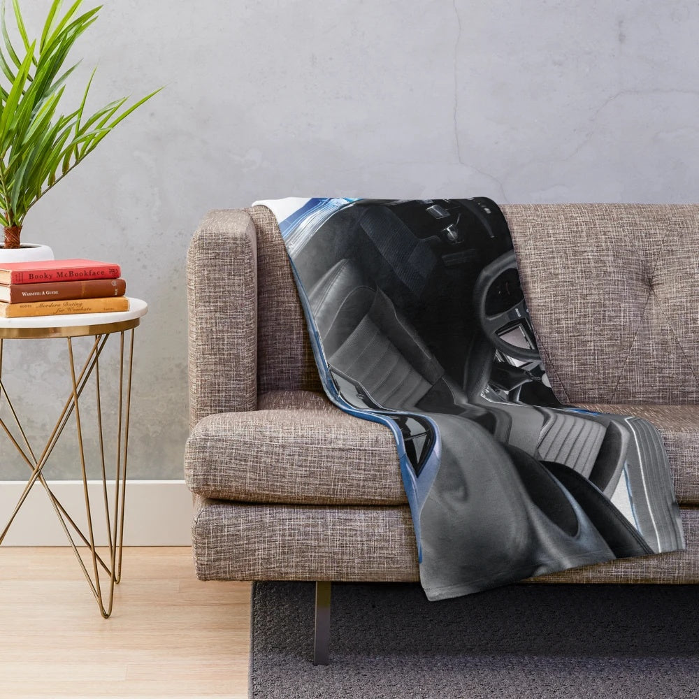 1969 Chevrolet Camaro inspired plush blanket