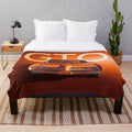 1969 Orange GTO Inspired Plush Blanket