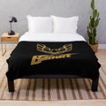 Plush blanket featuring the iconic 1977 Pontiac Firebird Trans Am from the movie Smokey and the Bandit