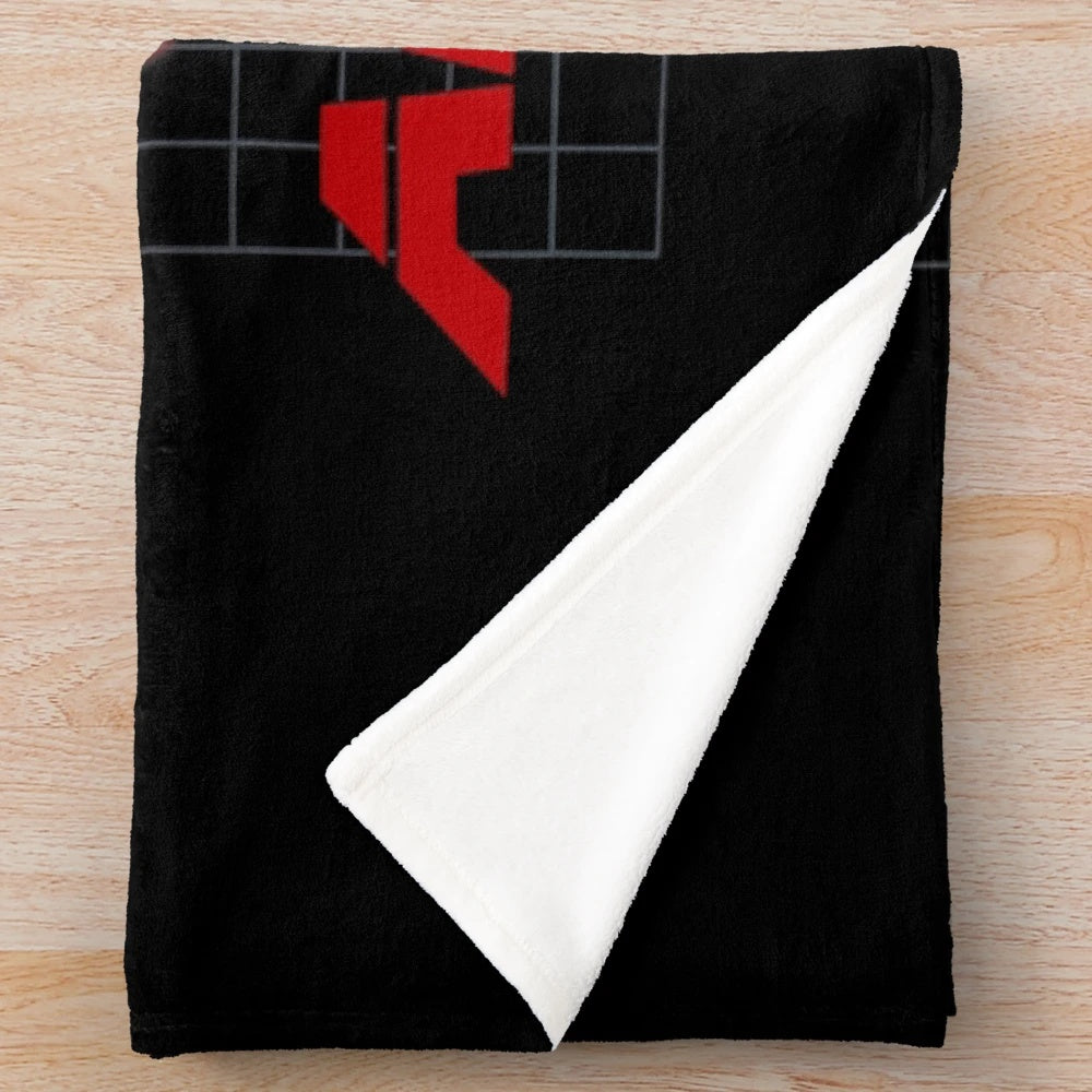 Airwolf inspired plush blanket for 80s TV show fans