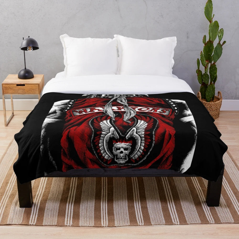 Plush blanket inspired by the 80s cult classic movie "The Warriors