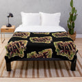 The Gate (1987)" horror movie-inspired plush blanket