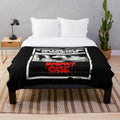 Retro 80s horror-inspired plush blanket with Basket Case movie design