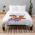 Retro 80s-Inspired Patrick Swayze Plush Blanket