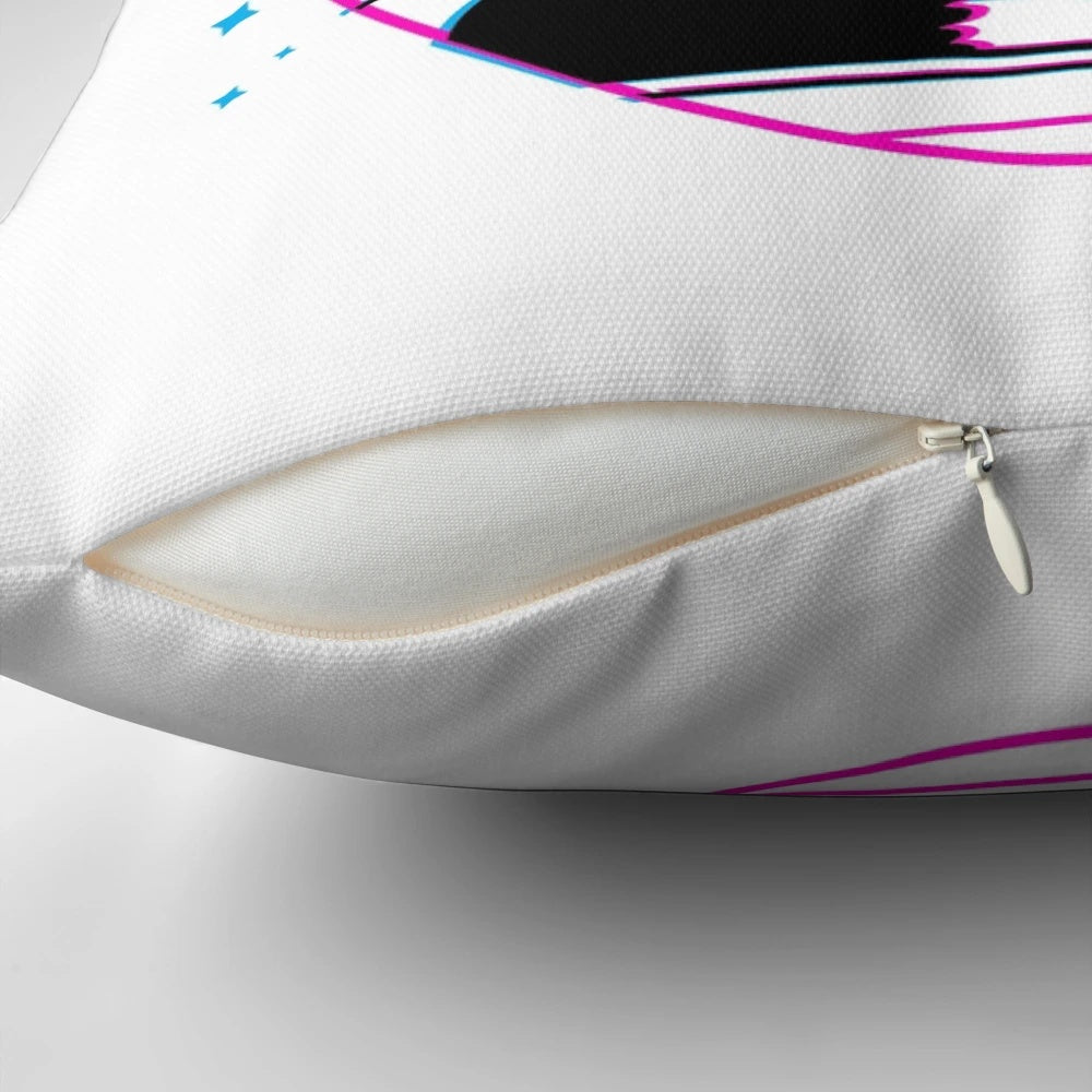Colorful 80s movie-inspired 3D pillow featuring the beloved Gremlin character Gizmo