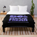 80s movie fan plush blanket featuring iconic 1980s cinema