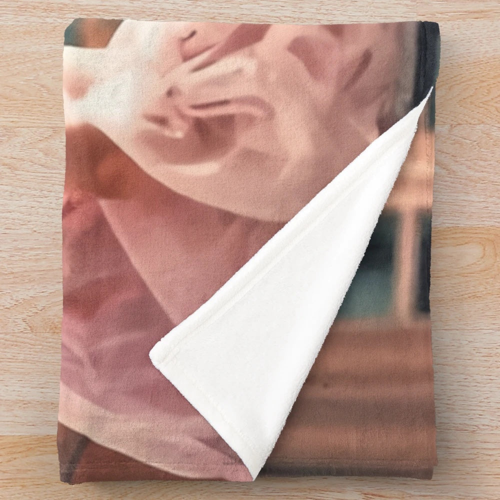 Soft plush blanket featuring Sixteen Candles characters Samantha and Jake Ryan