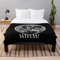 Vintage-inspired WHAM! plush blanket featuring the iconic album cover design