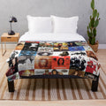 Plush blanket featuring a collage of 90s and 2000s R&B artists