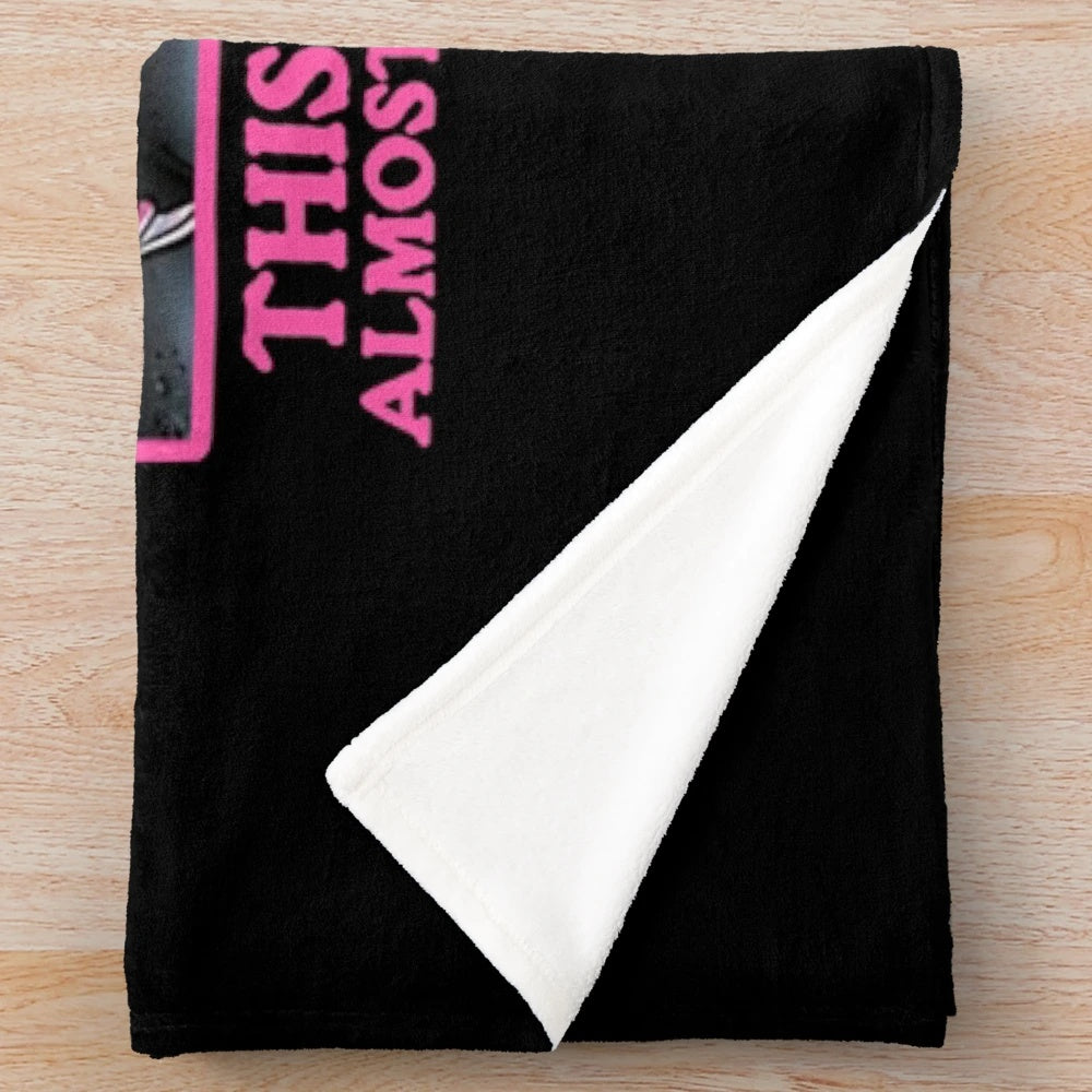 Retro 90s comedy pop culture plush blanket