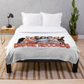 Soft and cozy plush blanket featuring the iconic Empire Records movie logo and characters