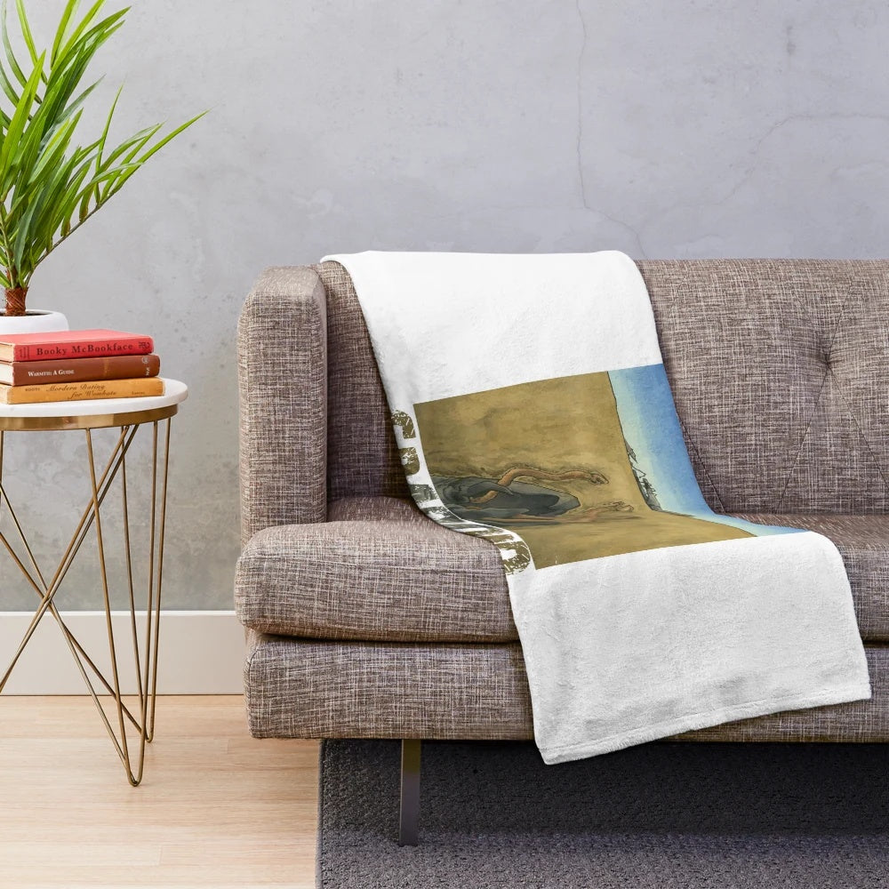 Tremors inspired graboid plush blanket
