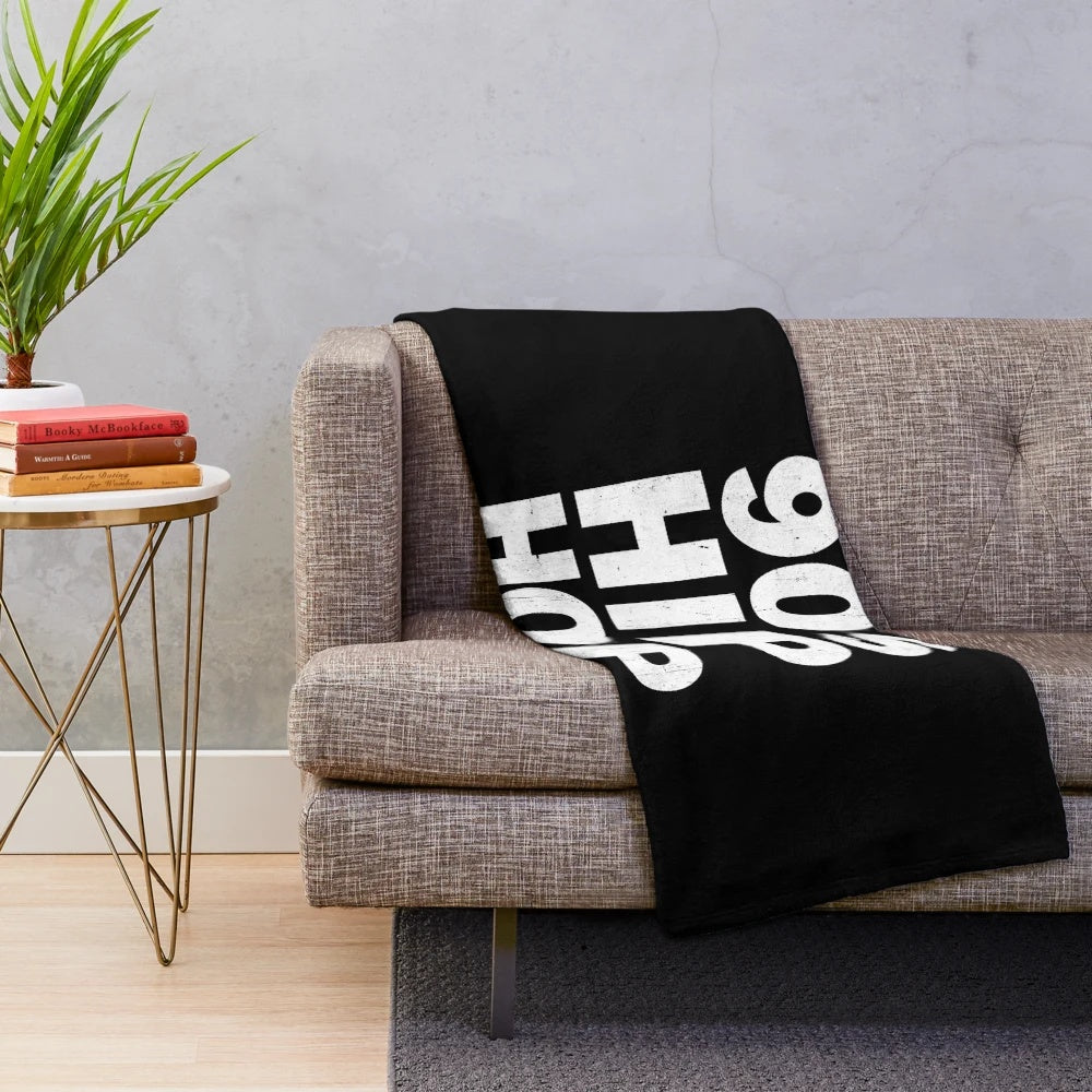 90s hip hop plush blanket