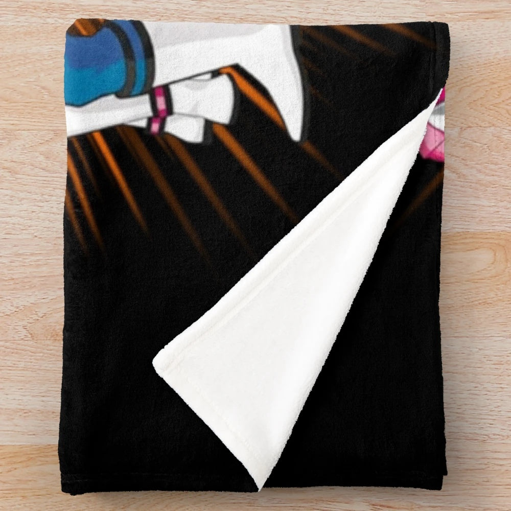 Retro 90s Ninja Ranger Plush Blanket