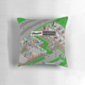 Plush theme hospital pillow featuring retro 90s gaming graphics