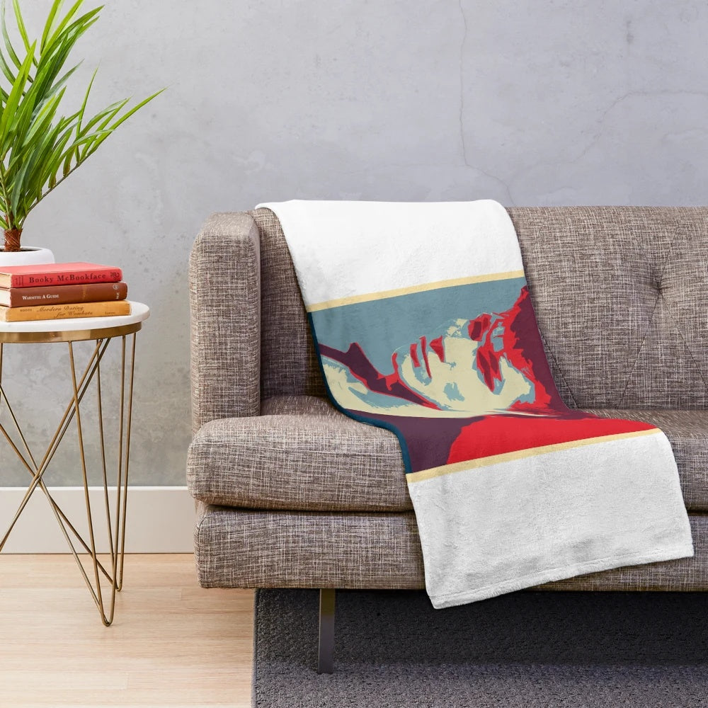 A-ha band Morten Harket retro plush blanket for music fans