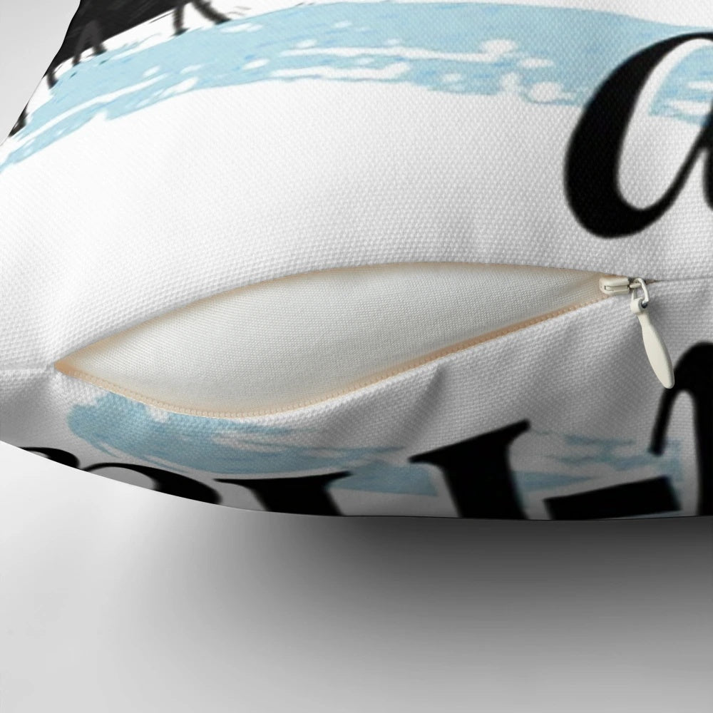 Vintage A-ha band pillow featuring the iconic 80s pop group